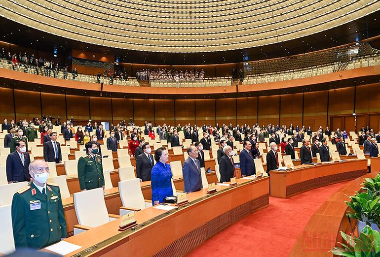 Trọng thể lễ khai mạc Kỳ họp thứ hai, Quốc hội khóa XV -1