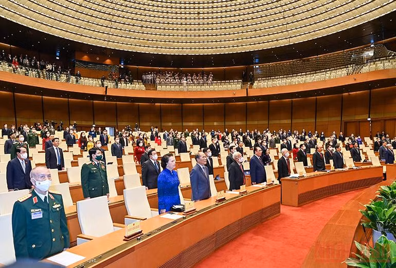 Trọng thể lễ khai mạc Kỳ họp thứ hai, Quốc hội khóa XV -1