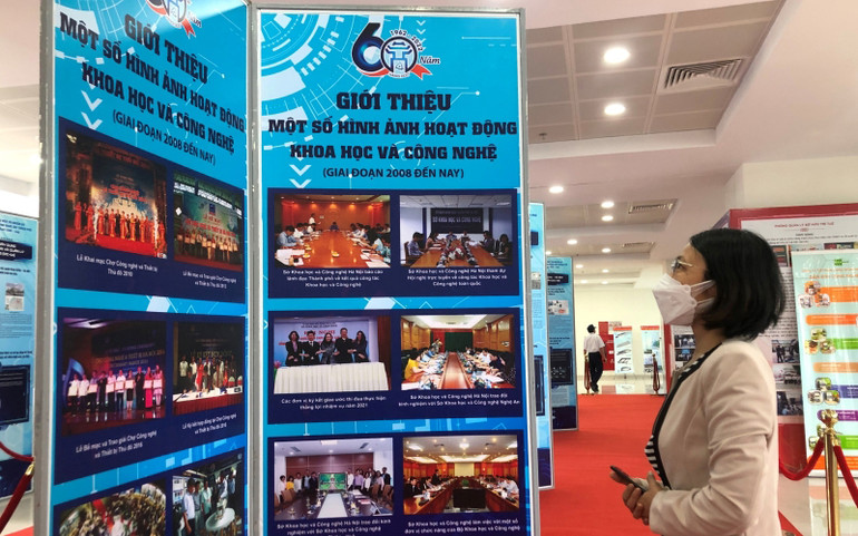 Triển lãm thành tựu 60 năm Khoa học và Công nghệ Thủ đô. Khoa học, công nghệ và đổi mới sáng tạo là động lực phát triển Thủ đô -0