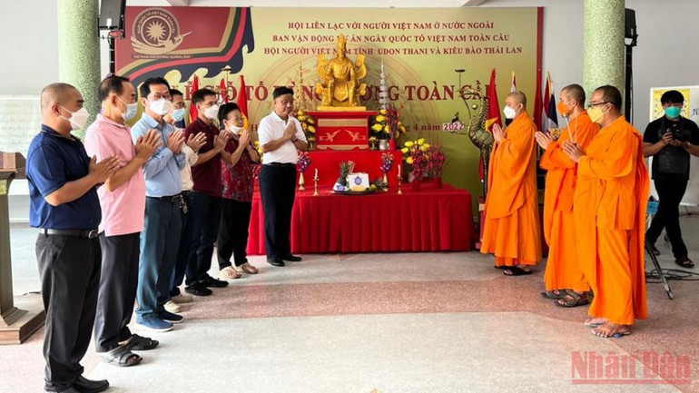 Lễ Giỗ Tổ Hùng Vương của kiều bào Udon Thani. Kiều bào đông bắc Thái Lan tổ chức Giỗ tổ Hùng Vương -0