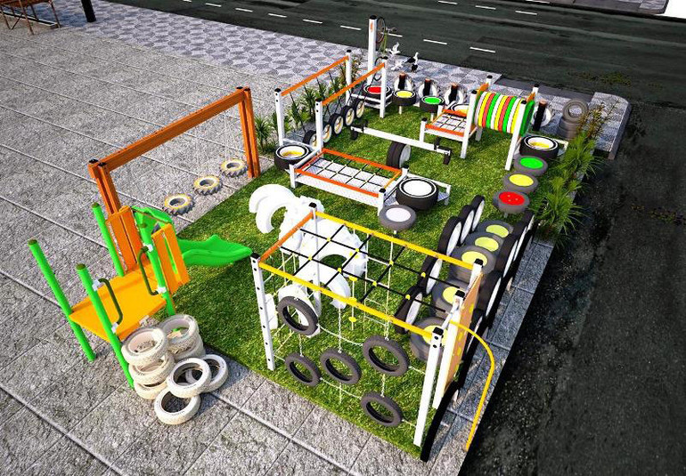 Mười tỷ đồng xây 45 sân chơi tặng thiếu nhi cả nước -0