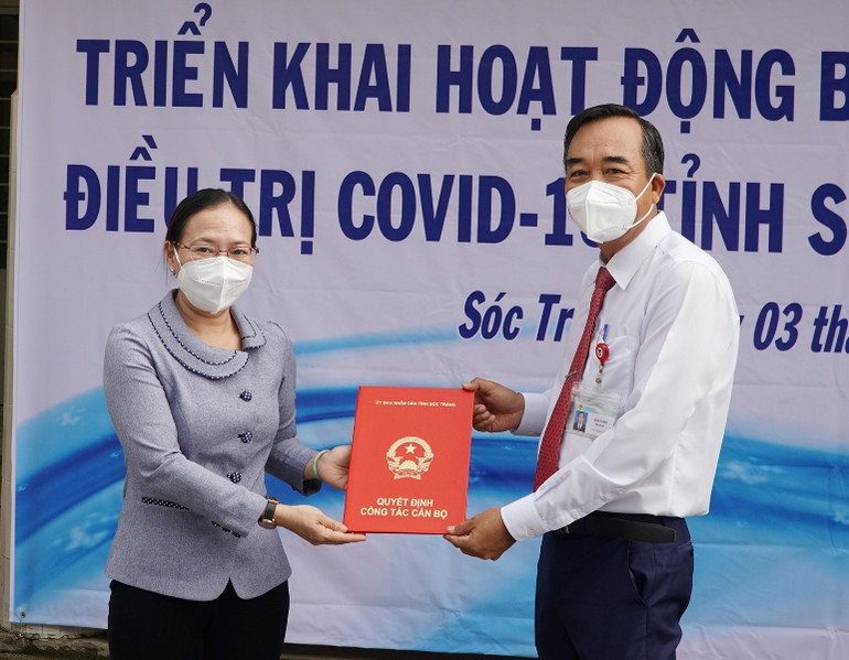 Bệnh viện điều trị Covid-19 đầu tiên ở Sóc Trăng đi vào hoạt động -0