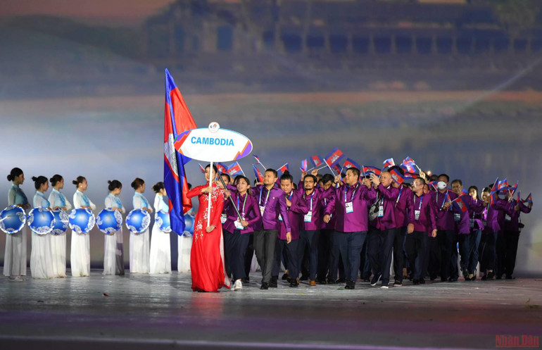 (Ảnh: Thành Đạt) Những hình ảnh ấn tượng trong Lễ khai mạc SEA Games 31 -0