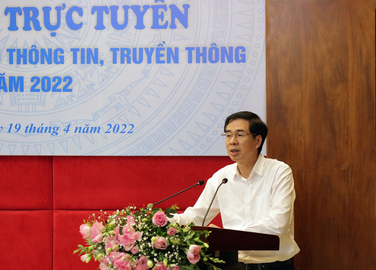 Phó Tổng Giám đốc Đào Việt Ánh phát biểu chỉ đạo tại Hội nghị. Truyền thông là “cầu nối” để phát triển người tham gia bảo hiểm xã hội -0