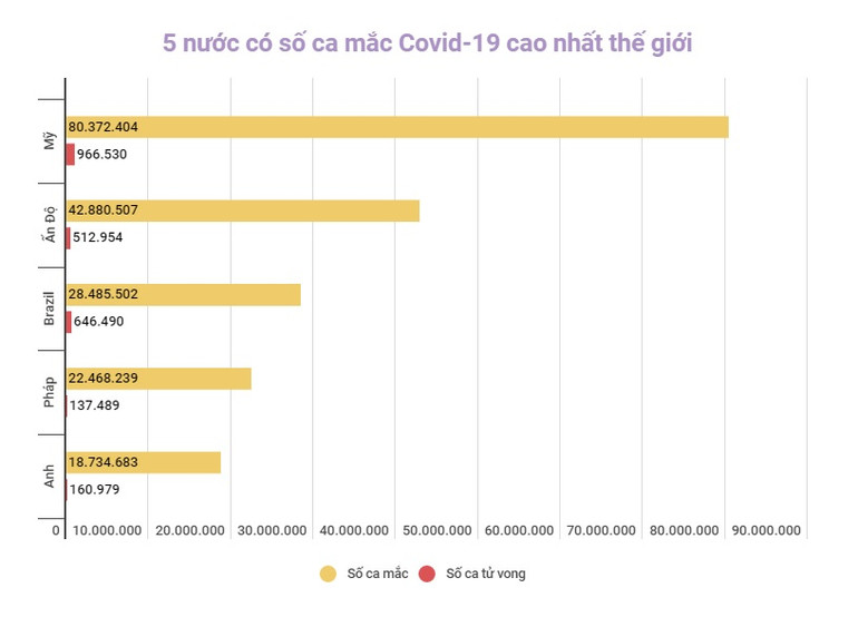 Đồ họa: TRUNG HƯNG Lần đầu tiên số ca tử vong vì Covid-19 ở châu Mỹ giảm trong làn sóng Omicron -0