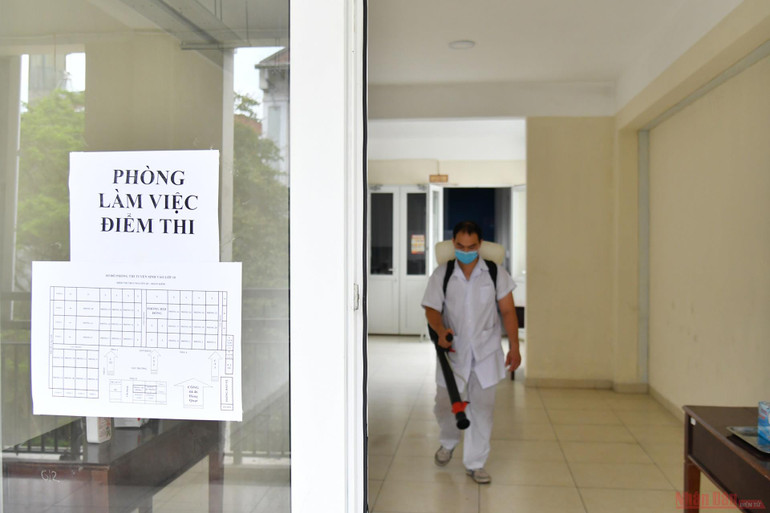 Bảo đảm công tác phòng, chống dịch Covid-19 trong suốt kỳ thi -1