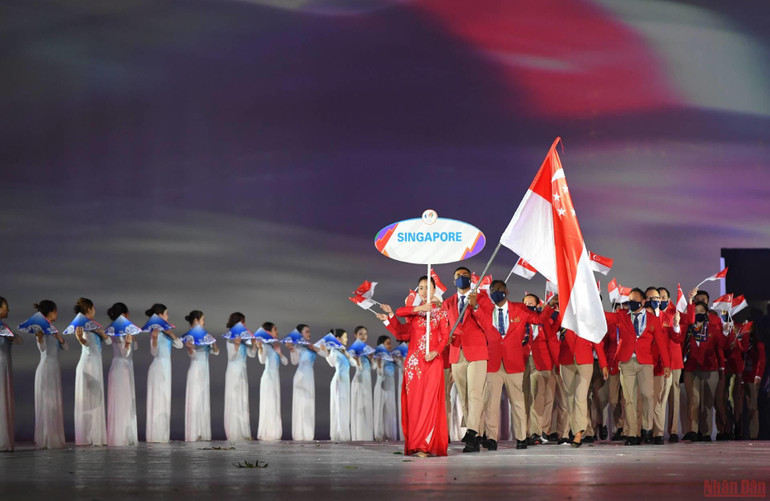 (Ảnh: Thành Đạt) Những hình ảnh ấn tượng trong Lễ khai mạc SEA Games 31 -0
