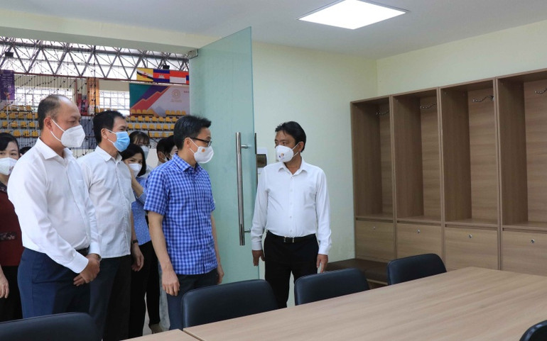 Phó Thủ tướng Vũ Đức Đam kiểm tra công tác chuẩn bị SEA Games 31 tại Bắc Ninh -0