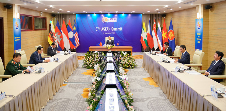 Khai mạc trọng thể Hội nghị cấp cao ASEAN lần thứ 37 -0