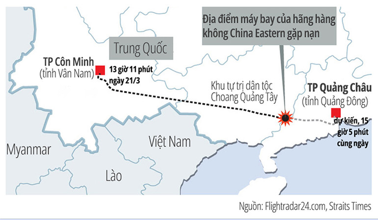 Trung Quốc xác nhận toàn bộ 132 người trên máy bay gặp nạn đã thiệt mạng -0