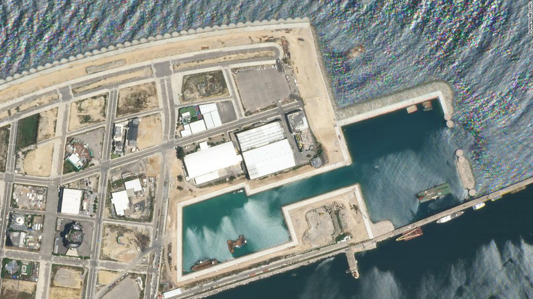 Ảnh vệ tinh trước và sau vụ nổ ở Lebanon -0