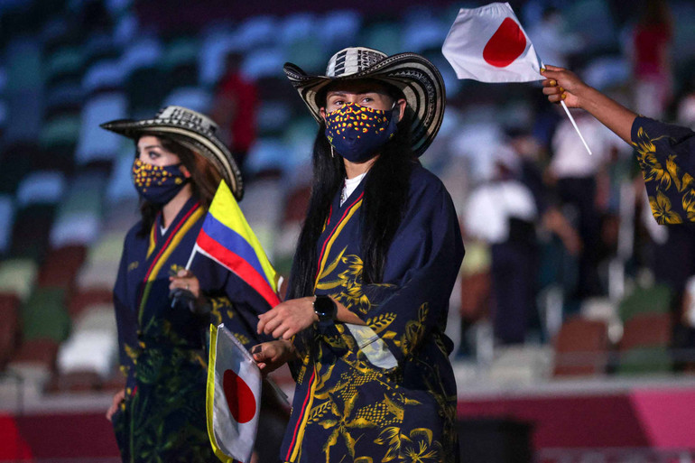 Những hình ảnh ấn tượng tại Lễ khai mạc Olympic Tokyo 2020 -0