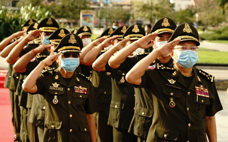 Hoạt động kỷ niệm 76 năm Ngày thành lập Quân đội Nhân dân Việt Nam tại Campuchia -0