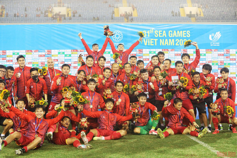U23 Việt Nam bảo vệ thành công Huy chương Vàng bóng đá nam SEA Games 31 -0