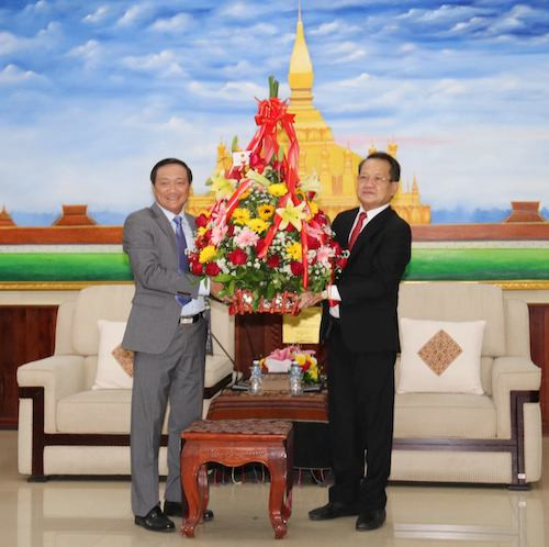 Chúc mừng 66 năm Ngày thành lập Đảng Nhân dân Cách mạng Lào -0