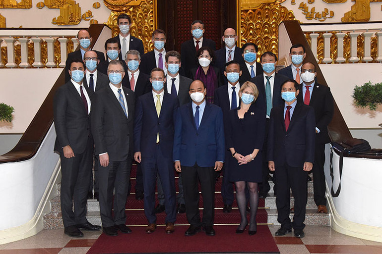 Thủ tướng Nguyễn Xuân Phúc tiếp Tổng giám đốc Cơ quan Phát triển tài chính quốc tế Hoa Kỳ -0