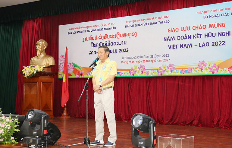 Giao lưu chào mừng Năm Đoàn kết Hữu nghị Việt Nam-Lào 2022 -0