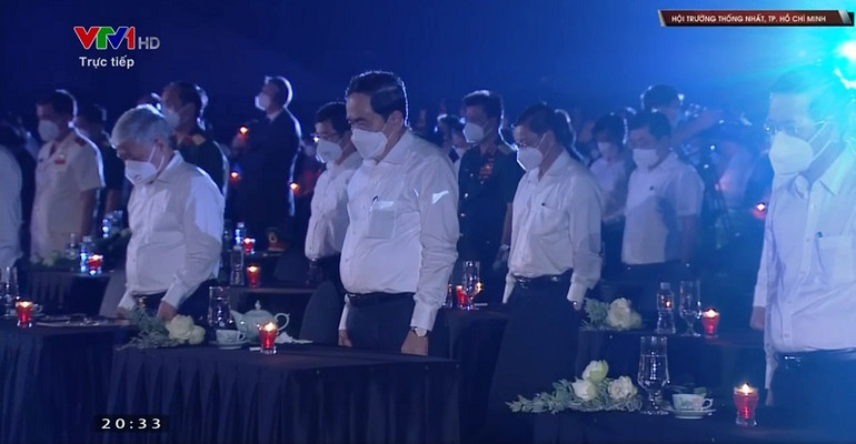Điểm cầu TP Hồ Chí Minh: Phút mặc niệm tưởng nhớ những người đã khuất -0