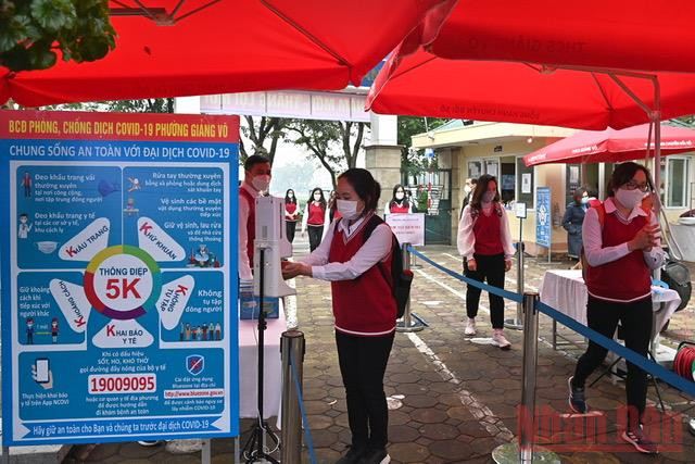 Diễn tập phương án đón học quay trở lại trường -0