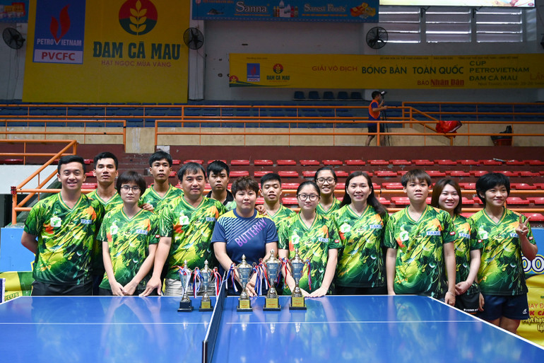 Những hình ảnh đẹp tại các Giải vô địch bóng bàn toàn quốc Báo Nhân Dân -3