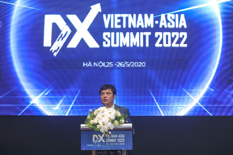 Ông Nguyễn Văn Khoa, Chủ tịch VINASA phát biểu. Khai mạc Diễn đàn Cấp cao Chuyển đổi số Việt Nam - châu Á 2022 -0