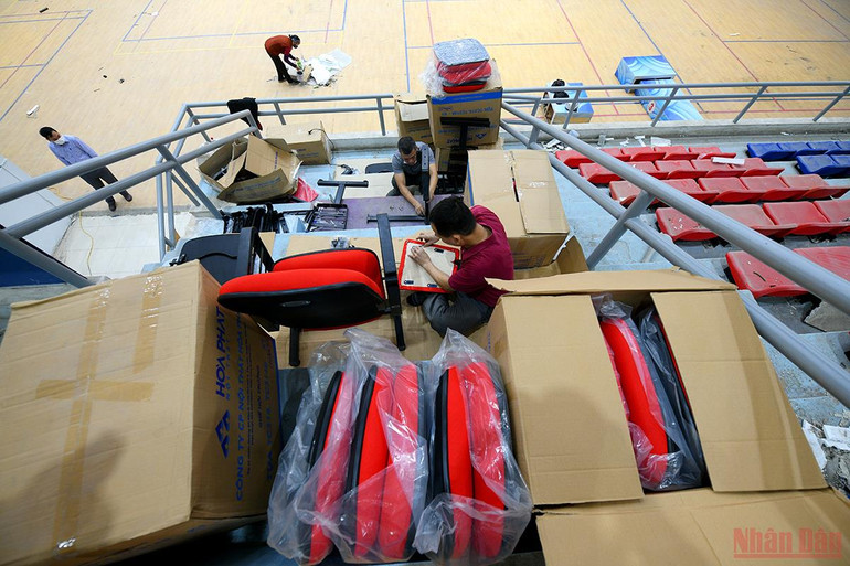 Hà Nội: Các nhà thi đấu, sân vận động gấp rút chuẩn bị cho SEA Games 31 -0