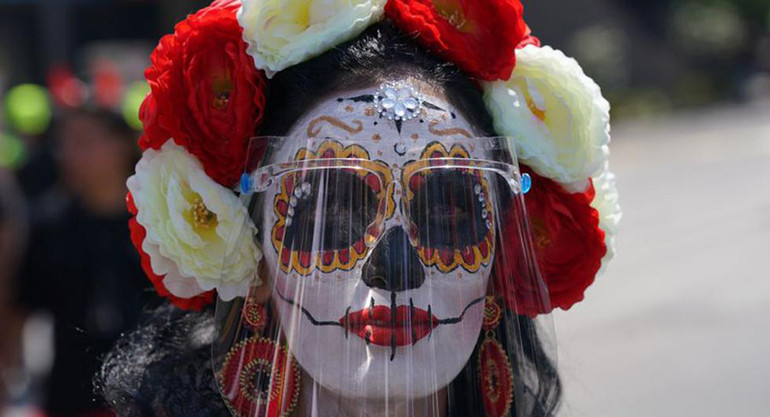 “Ngày của người chết” quay trở lại trên đường phố Mexico ảnh 1 “Ngày của người chết” quay trở lại trên đường phố Mexico -0