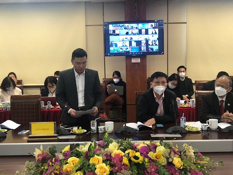 Các đại biểu phát biểu ý kiến tham luận. Đổi mới đào tạo báo chí, truyền thông trong kỷ nguyên số -0
