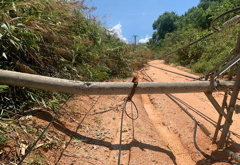 Mưa dông, gió lớn gây nhiều thiệt hại tại huyện Ia H’Drai -0