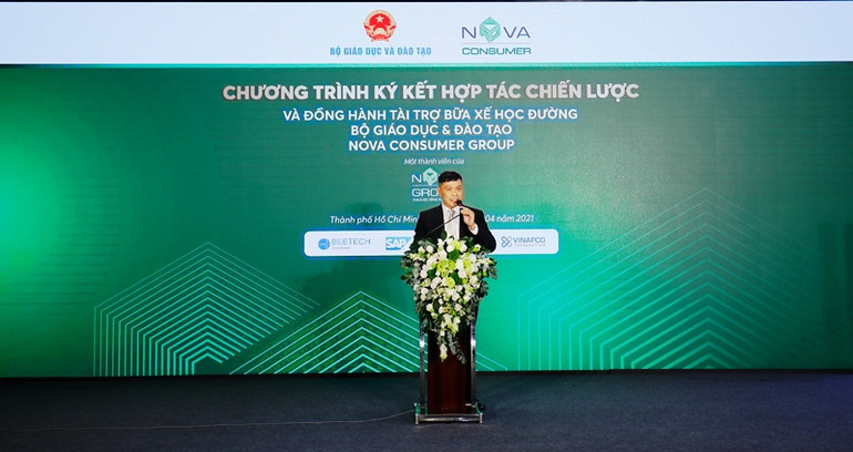 Nova Consumer Group hợp tác Bộ GD-ĐT triển khai chương trình Bữa xế học đường -0
