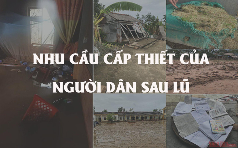 Những nhu cầu cấp thiết của người dân miền trung sau lũ -0