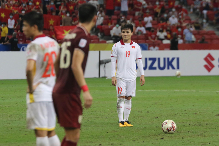 (Hiệp 2) Việt Nam 0-0 Thái Lan: Tuấn Anh thay Văn Đức -0
