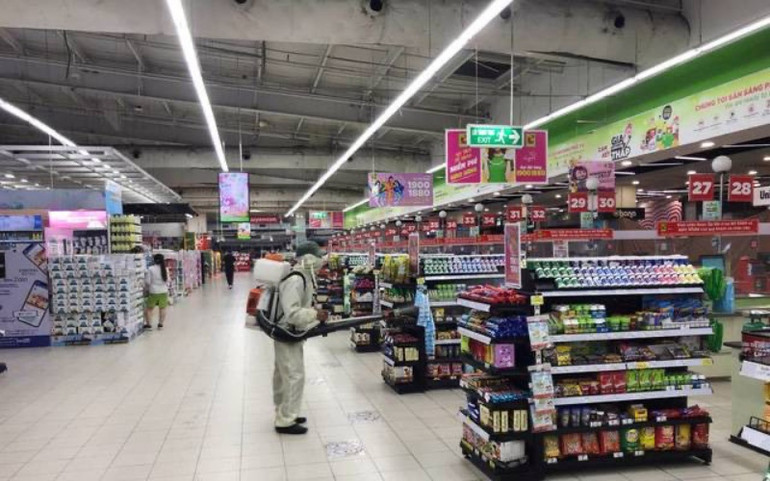 Big C Thăng Long tạm ngưng hoạt động để khử khuẩn và truy vết F1, F2 -0