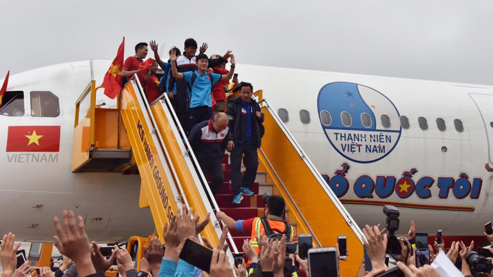 Chào đón U23 Việt Nam vinh quang trở về ảnh 13
