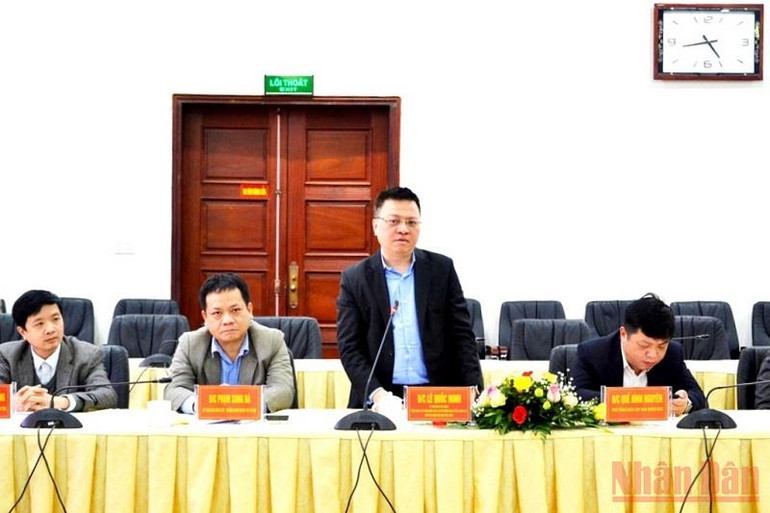 Tăng cường hợp tác truyền thông giữa tỉnh Lào Cai và Báo Nhân Dân -0