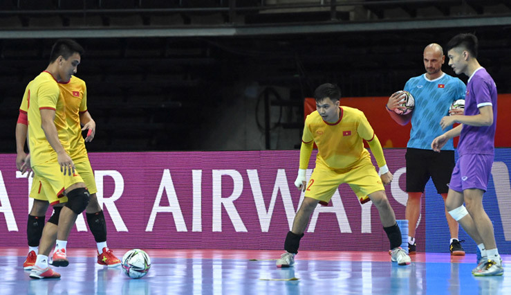 Đội tuyển futsal Việt Nam quyết giành vé đi tiếp tại World Cup -0