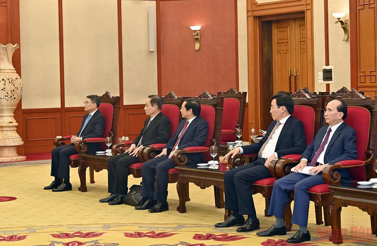 Tổng Bí thư Nguyễn Phú Trọng tiếp Thủ tướng Nhật Bản Kishida Fumio -0