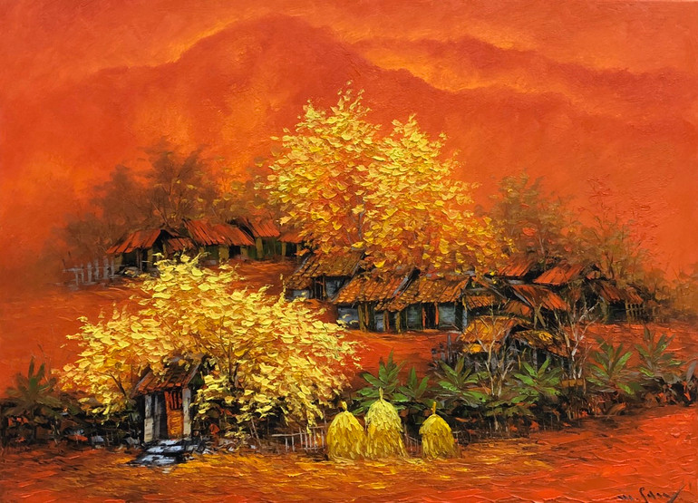 Vẻ đẹp “Cuộc sống quanh ta” qua hội hoạ -0