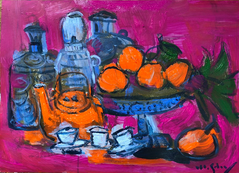 Vẻ đẹp “Cuộc sống quanh ta” qua hội hoạ -0