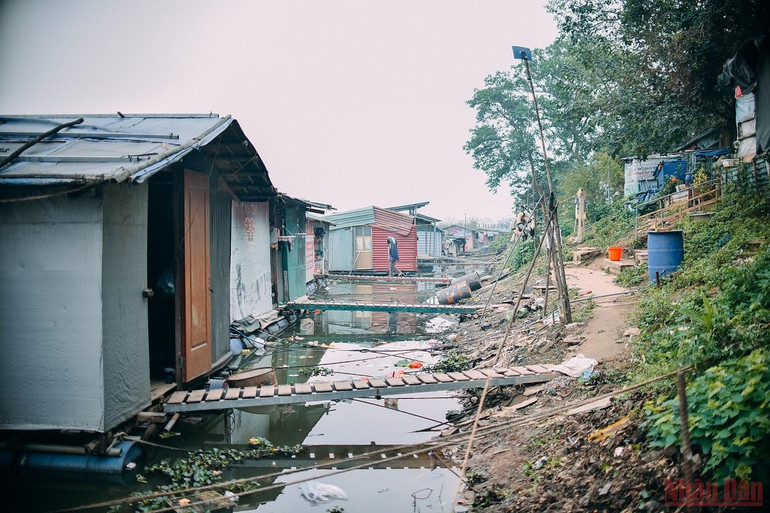 Những ngày cận Tết ở “xóm nhà phao” -0