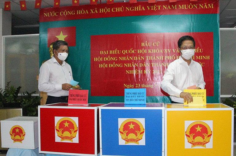 Trưởng Ban Kinh tế Trung ương Trần Tuấn Anh bầu cử tại TP Hồ Chí Minh -0