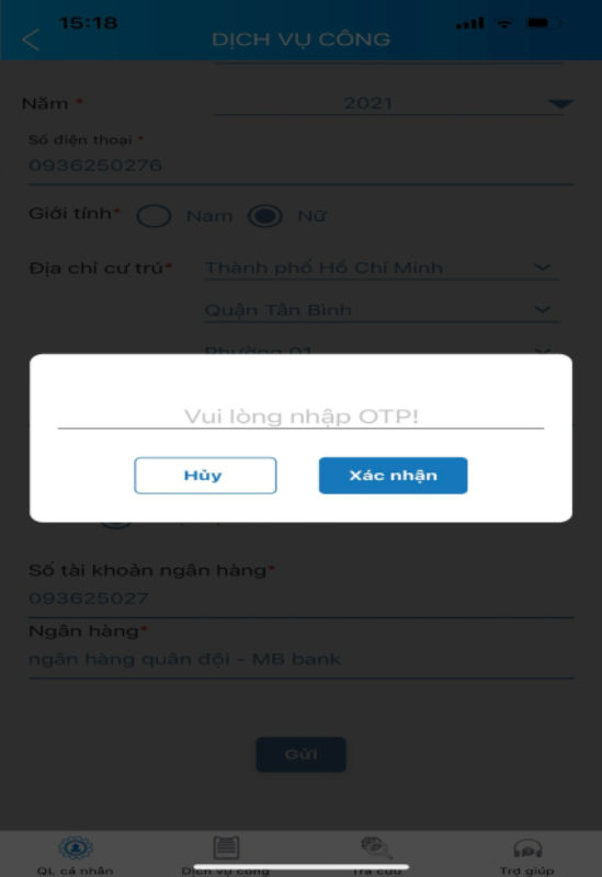 Cách đăng ký online để nhận lương hưu qua tài khoản ngân hàng cá nhân -0