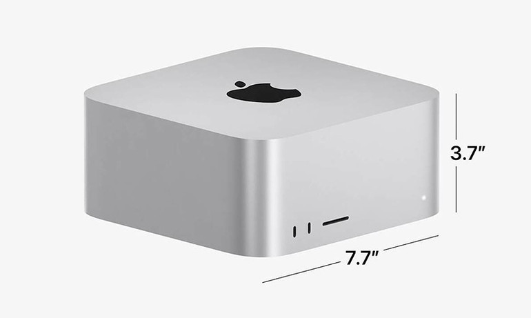 Ngoại hình mẫu Mac Studio mới. (Ảnh: Apple) Hàng loạt sản phẩm công nghệ nổi bật được Apple ra mắt rạng sáng 9/3 -1
