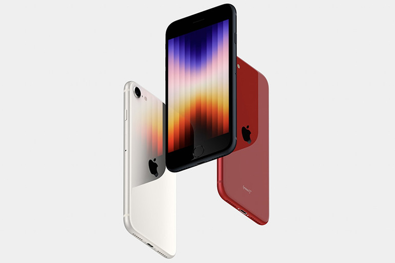 3 màu của iPhone SE. (Ảnh: Apple) Hàng loạt sản phẩm công nghệ nổi bật được Apple ra mắt rạng sáng 9/3 -0