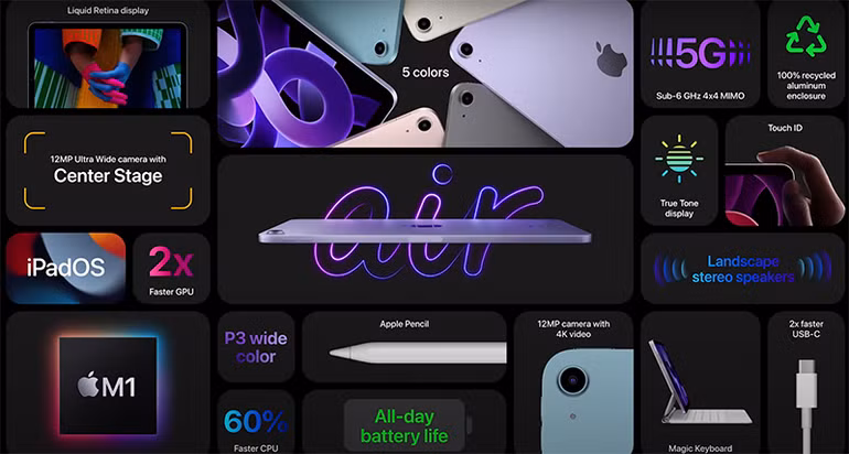 Hàng loạt sản phẩm công nghệ nổi bật được Apple ra mắt rạng sáng 9/3 -0