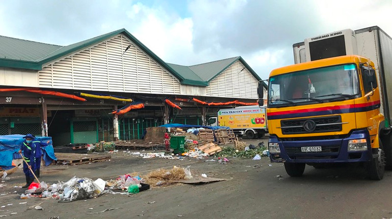 Tạm đóng cửa Chợ đầu mối nông sản Thủ Đức -0