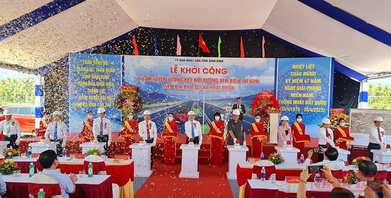 Bình Định: Khánh thành, khởi công 2 tuyến đường trọng điểm ven biển -0