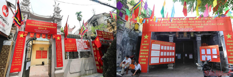 Nhiều di tích ở Hà Nội được chọn làm điểm bỏ phiếu -0