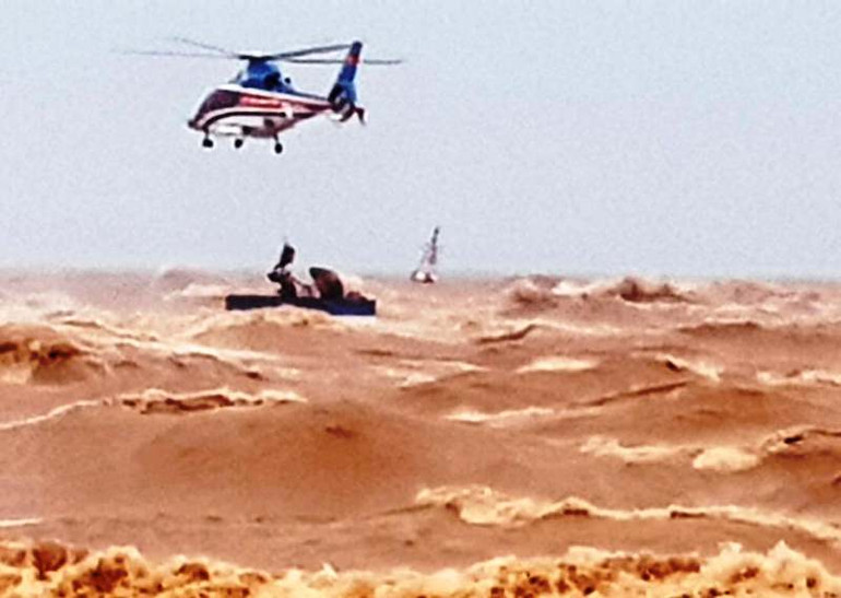 Cứu được năm người trên tàu Vietship 01 -0