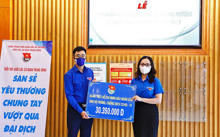 Tuổi trẻ Khối các cơ quan T.Ư xuất quân hỗ trợ tuyến đầu chống dịch -0
